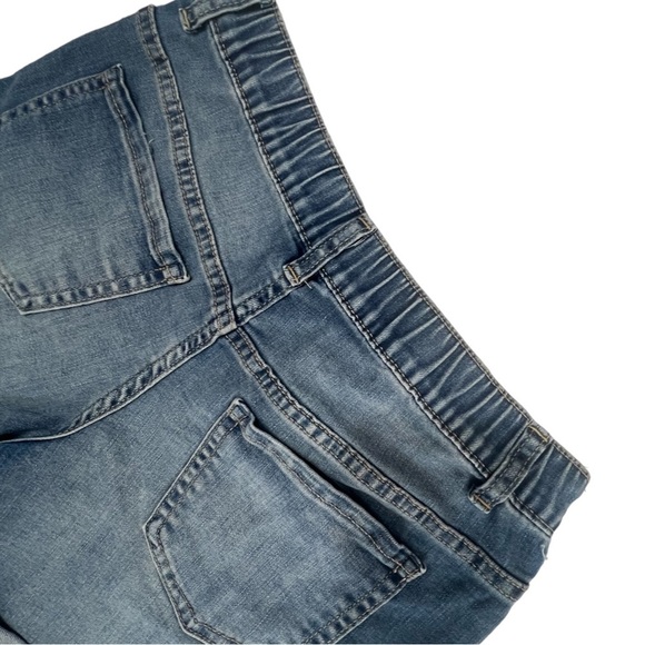 Wonder Nation Shorts Girls Size XXL 18 Denim Pleated Blue Pockets School Beachy - Picture 9 of 11